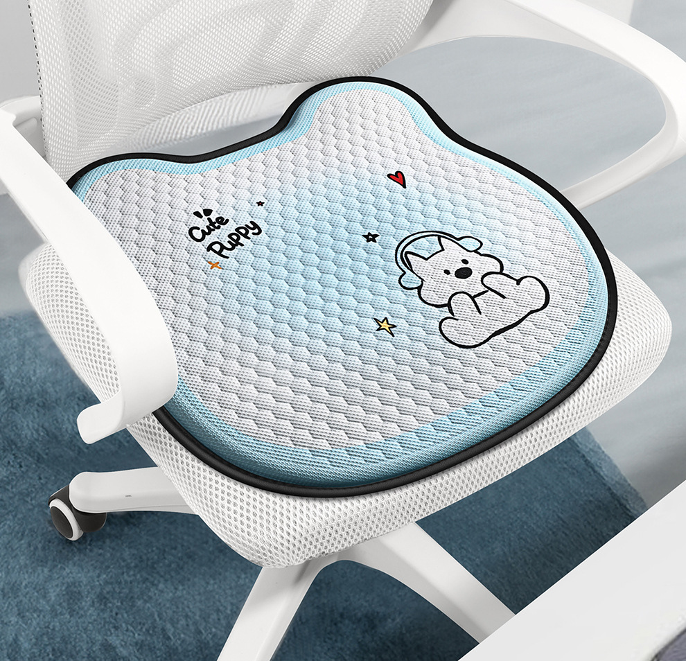 New Honeycomb Gel Cartoon Car Seat Cushion, Suitable for Office Seats, Furniture Seat Cushions, and Universal for All Seasons