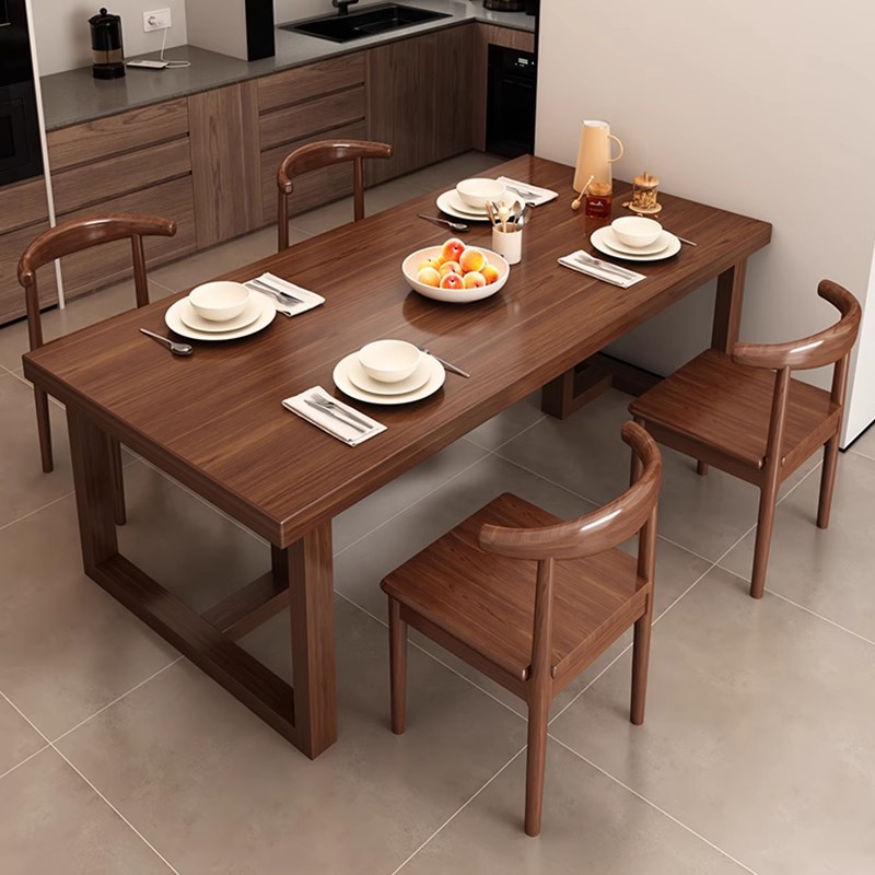 Mesa de comedor simple nueva mesa de comedor rectangular pequeña mesa de mesa de comedor mesa de comedor sillas de comedor una mesa y cuatro sillas