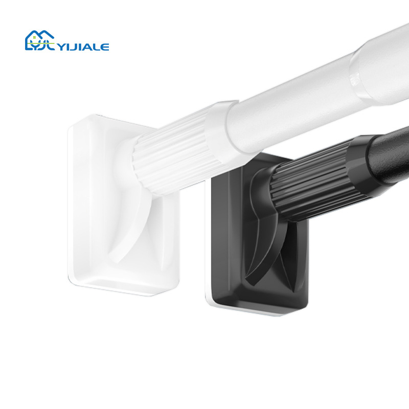 【Cross-Border Bestseller】No-Drill Telescopic Clothes Drying Rod, Bedroom Household Curtain Rod, Wardrobe Storage Rack, Thickened