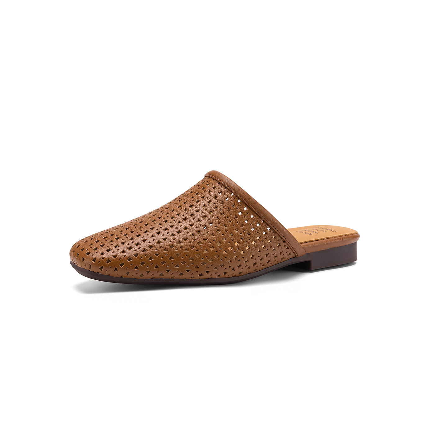 Dép sandal nữ quai chữ V đế bệt da bò mùa xuân hè — đen chi tiết 26