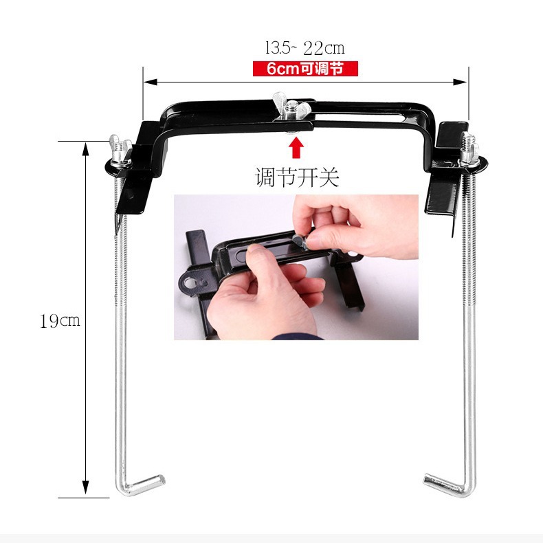 Batería de coche soporte fijo batería estable bandeja soporte batería de coche soporte de bandeja sólida