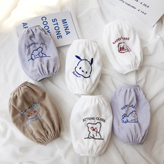 Sleeves women's short winter lightweight anti-fouling sleeves adult work office sleeves student plush cute hand sleeves