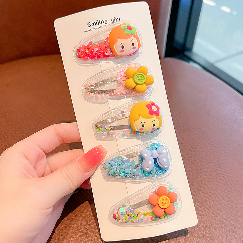 Bebé súper lindo clip tocado fruta de los niños pequeño clip horquilla rota de la niña linda verano Bangs horquilla accesorios para el cabello