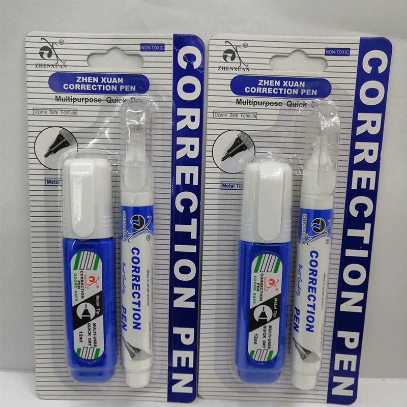 Factory correction liquid cartoon modification liquid office correction solution Students use non -toxic speed dry large capacity steel head modification solution