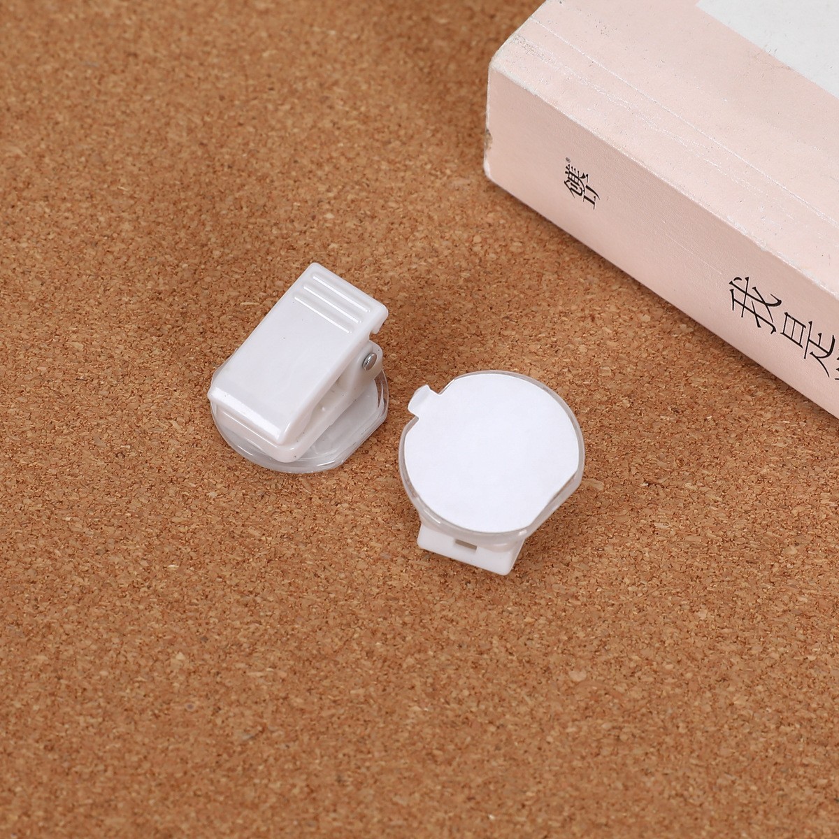 Clips de plástico acrílico accesorios de papelería clips transparentes pequeños carpetas de cinta adhesiva cuentas de mano clips PPdiy