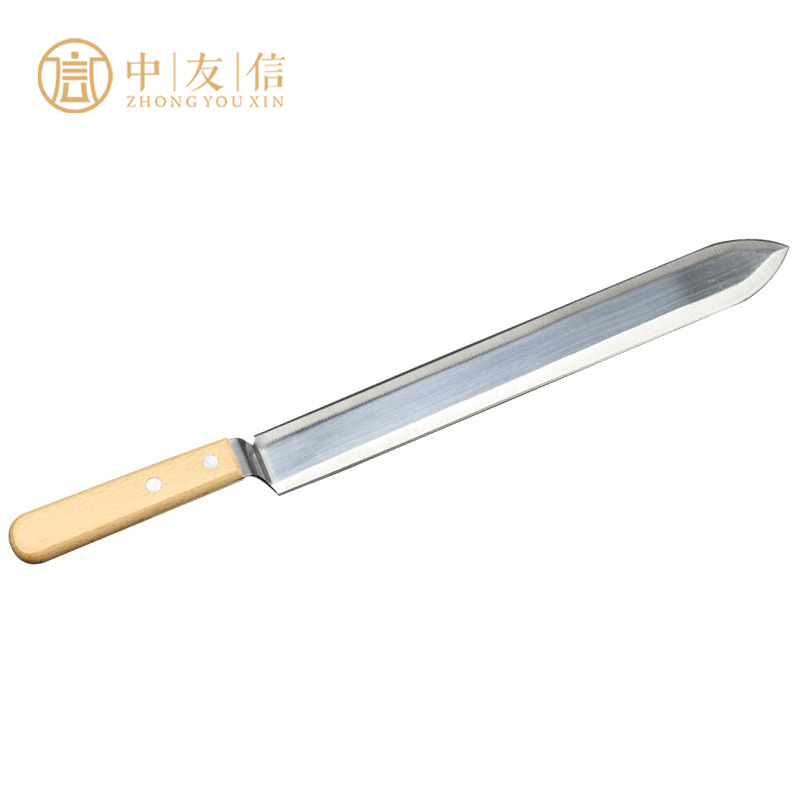 Z-type honey cutting knife for beekeeping thickened stainless steel bee tools handmade Bee cutting knife full set ultra-thin sharp
