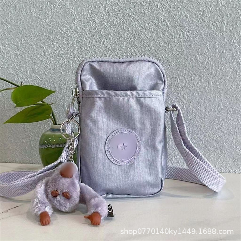 K Monkey Mobile Phone Bag Nylon Waterproof Fashionable Versatile Unisex Shoulder Crossbody Bag Lightweight Simple Small Backpack K1079 K Monkey Mobile Phone Bag Nylon Waterproof Fashionable Versatile Unisex Shoulder Crossbody Bag Lightweight Simple Small Backpack K1079