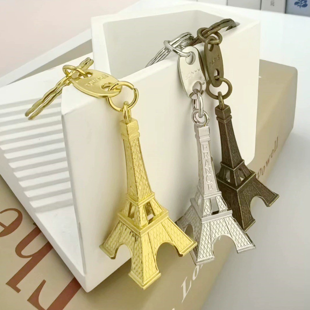 Подарок-комплимент, брелок с французской Эйфелевой башней, подвесная цепочка с парижской башней, подарок для вечеринки
