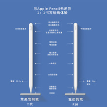 2022新款无线充磁吸电容笔全新上市蓝牙实时电量显示pencil触控笔