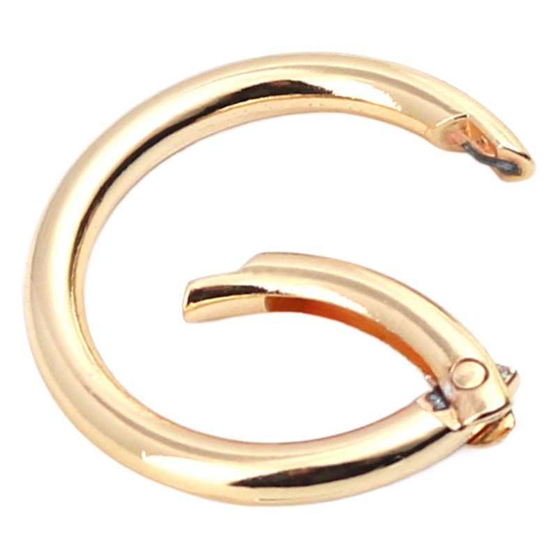 Anillo de resorte abierto, accesorios de hardware de equipaje, hebilla de resorte de aleación de zinc, hebilla colgante de taza de agua de equipaje, llavero de anillo abierto