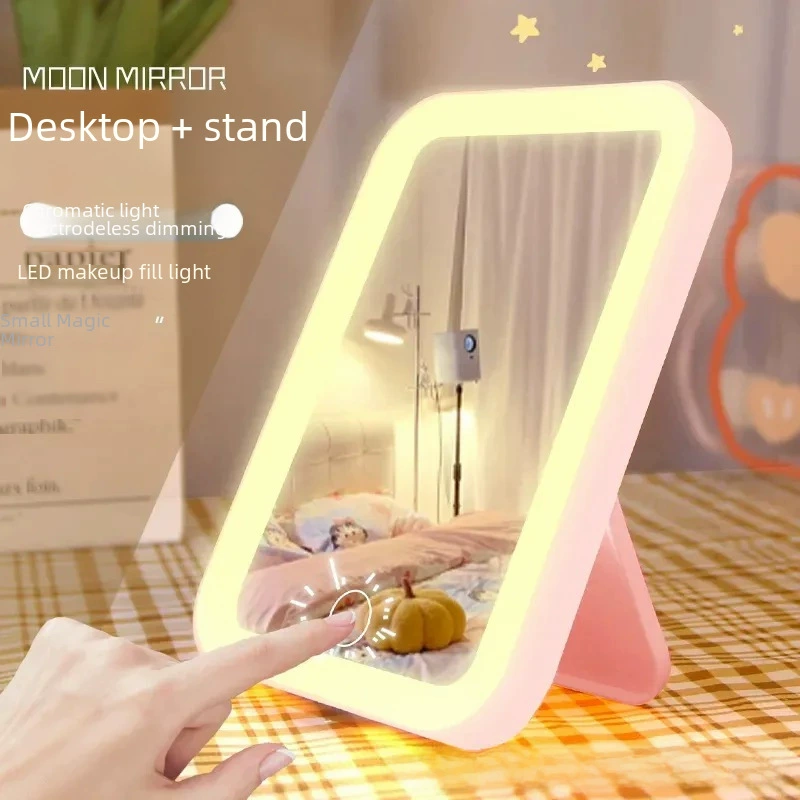 Стол escritorio high quality big mirror for students with light