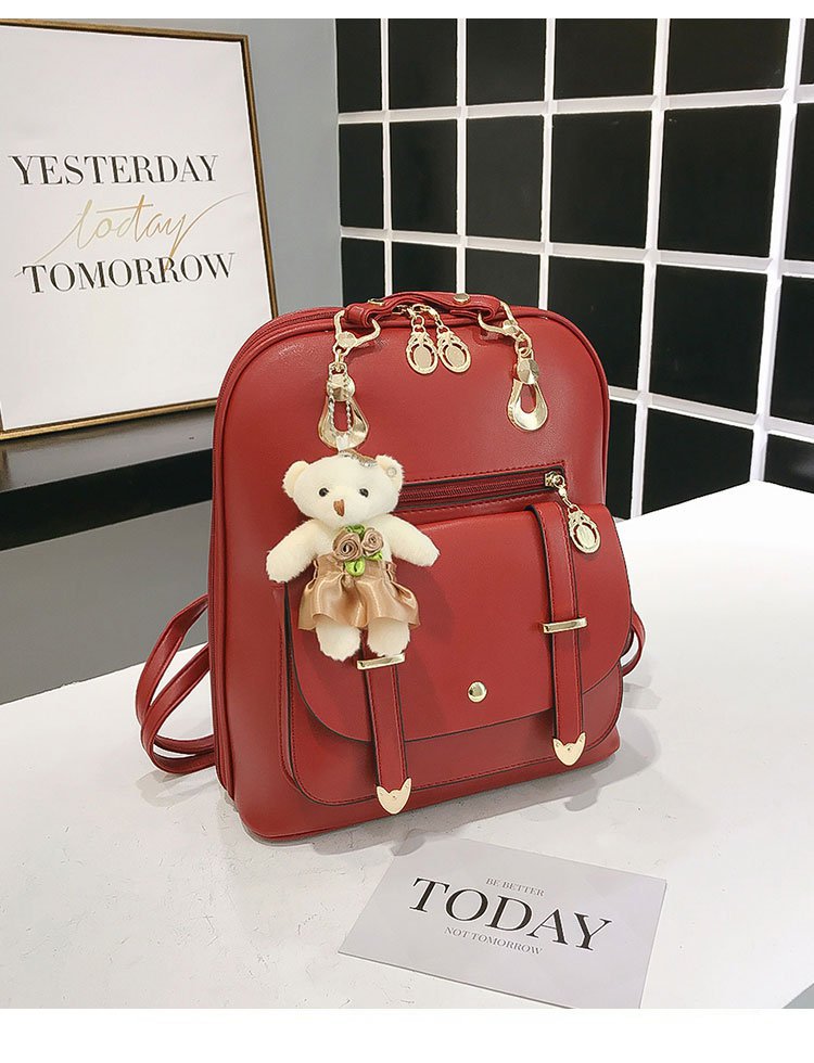 New style backpacks for women, fresh and cute student fashion and casual Korean-style women's bags, cross-border one-piece shipping worldwide undefined