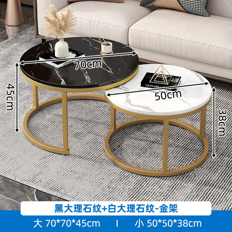 70cm 블랙 + 50cm 화이트 [골드 프레임]