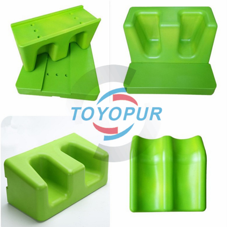 PU模内发泡成型护具坐垫 高回弹PU海绵异形发泡