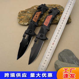 户外刀高硬度不锈钢跨境铝柄折叠刀战术工具锋利水果刀具工厂代发