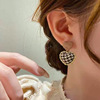 Silver needle, earrings, silver 925 sample, internet celebrity
