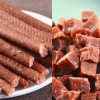 Dog snack beef grain beef strip Golden -haired pet supplies grinding rods 500g/bags for wholesale