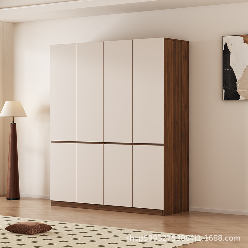 Armario dormitorio doméstico moderno y simple pequeño tipo de alquiler dormitorio armario de almacenamiento armario de estilo medieval image 2