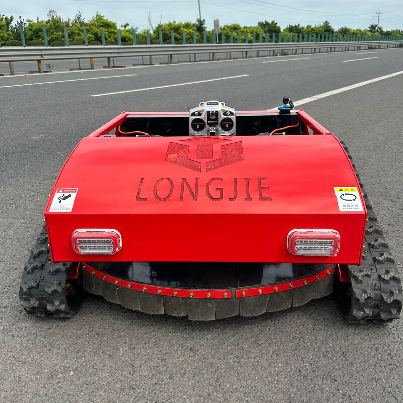 Longjie Remote-Controlled Lawn Mower Tracked Small Automatic Weeding Vehicle Orchard Agricultural Grass Cutting Lawn Mower
