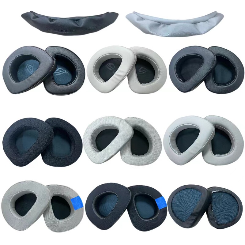 Suitable for Asus Rog Republic of Gamers Prism Delta Headphone Cover Usb-C Gaming Headset 7.1 Ear Cushion Sponge Cover
