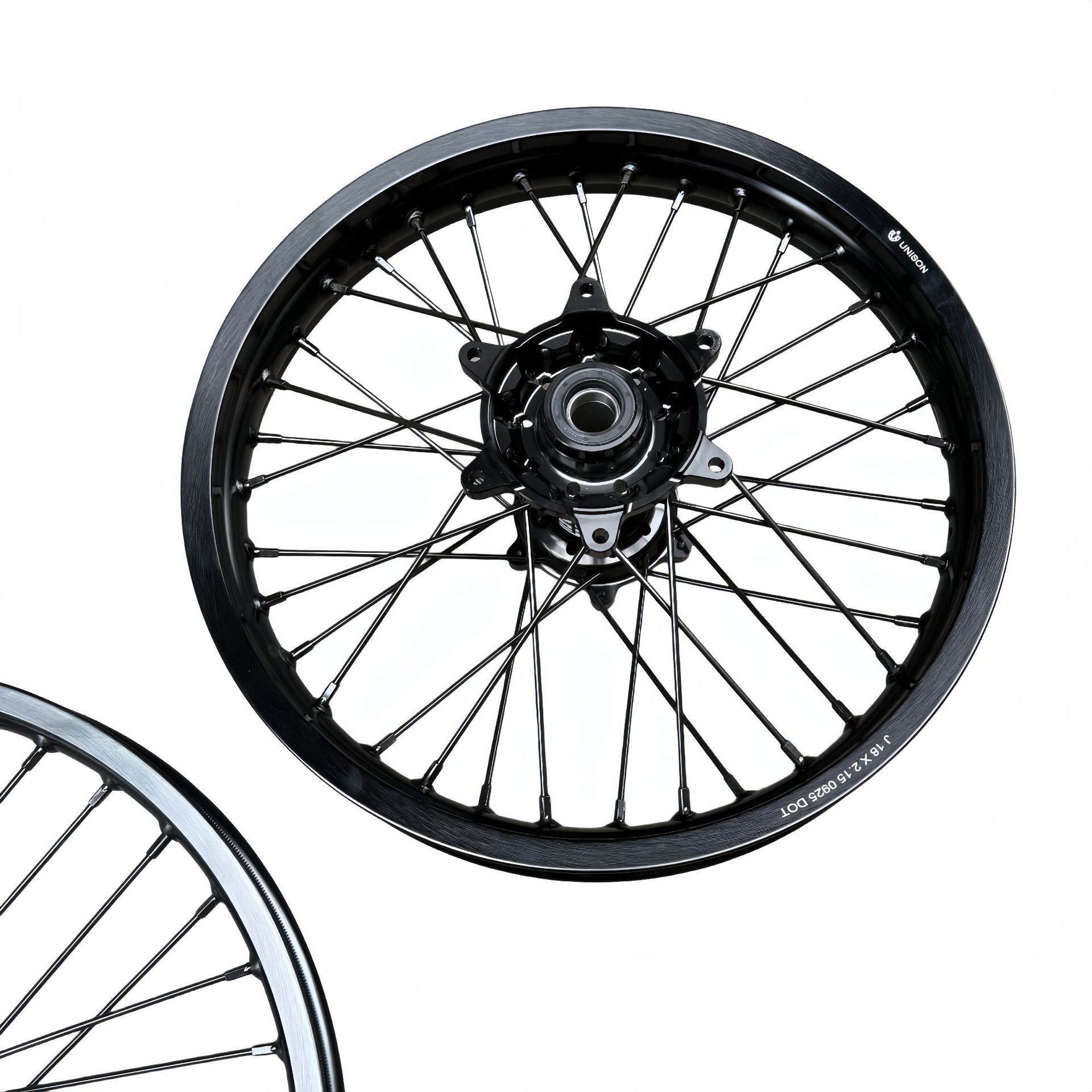 Suitable for KTM EXC250 300 modified front 1.60-21 and rear 2.15-18 wheel mesh assembly aluminum alloy wheel hub
