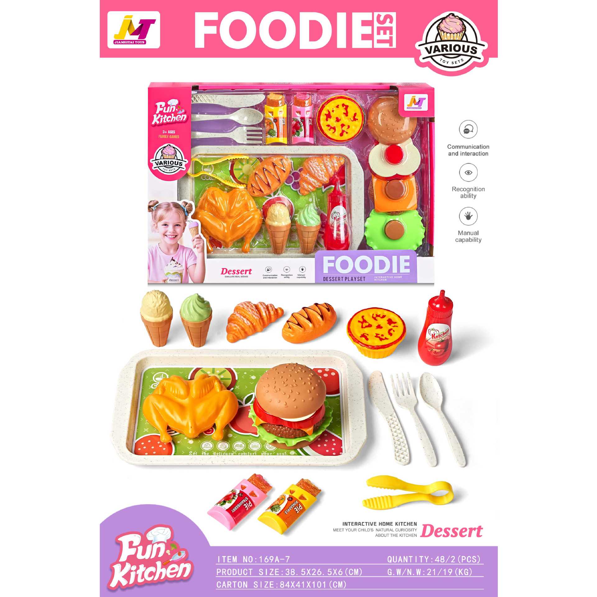 Nueva casa de juegos cocina cocina cocina utensilios de cocina juguetes de tablero colgante supermercado atracciones feria del templo juguetes para niños al por mayor