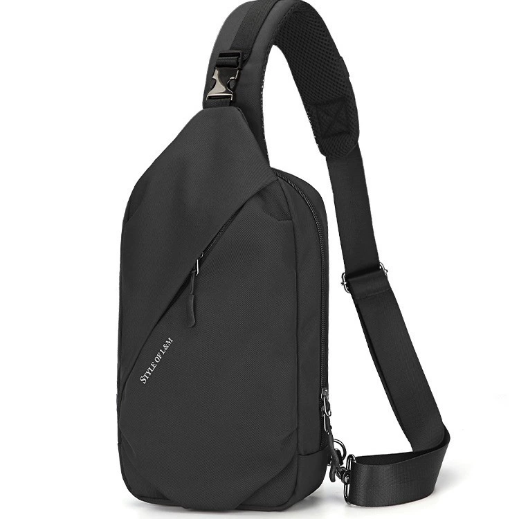 Universal chest bag, one-shoulder bag, capacious shoulder bag, oxford cloth, high-end