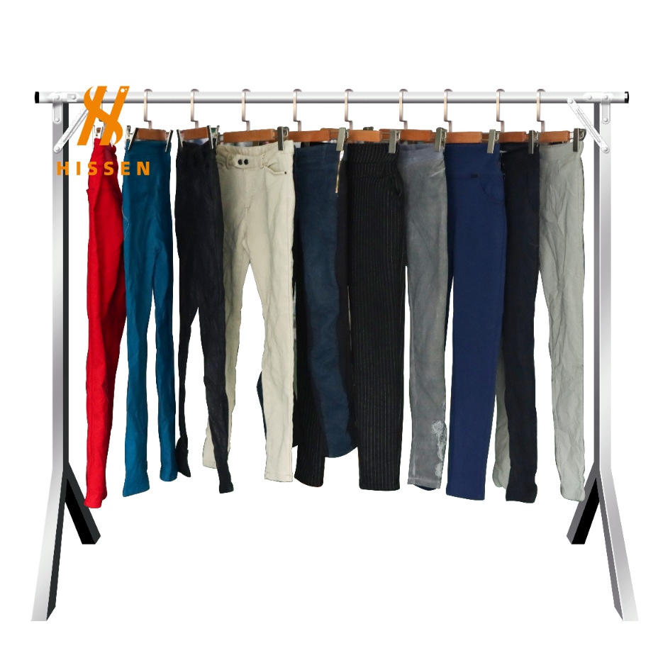 旧衣服 二手女装松紧弹力裤秋冬保暖裤批发出口阿曼used clothes