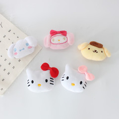 Cartoon plush cinnamon dog pudding dog Melody KT cat brooch bag pin accessories clothing accessories accessories