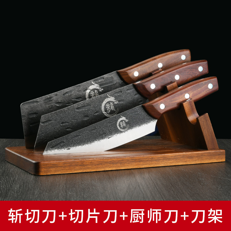 Kit combinado de cuchillo de cocina forjado Longquan cuchillo de cocina cuchillo de hueso afilado cuchillo de corte de verduras doméstico otros