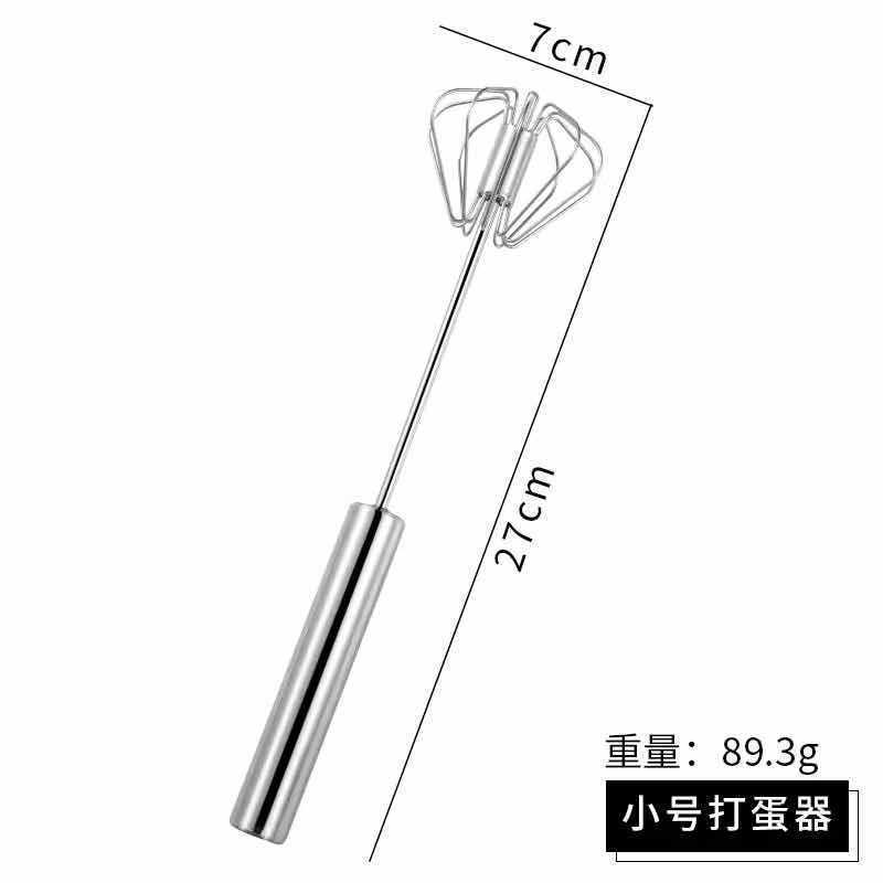 工場直販ステンレス鋼半自動卵ビーター回転クリーム卵ミキサー家庭用手動卵ビーター|undefined
