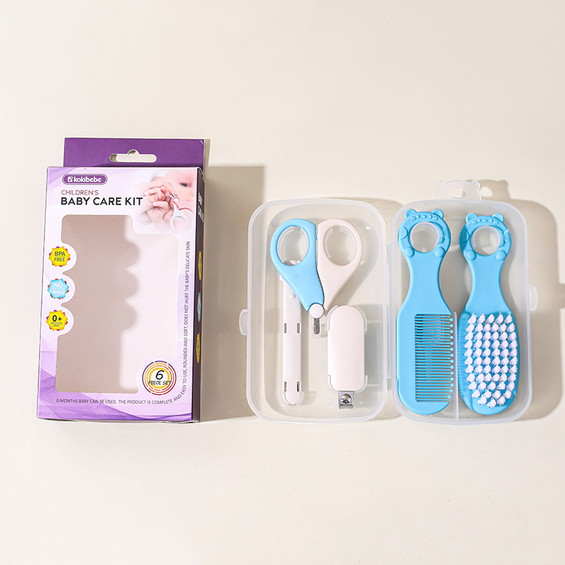 Set de Cuidado de Uñas para Bebés Set de 6 Piezas Plástico y Acero Inoxidable Portátil para Bebés y Niños image 6