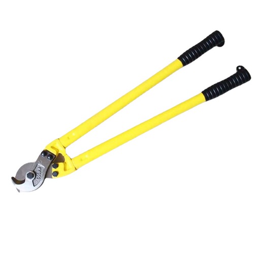 Qinuo labor-saving cable cutter manual long wire cutter neutral heavy-duty electrician double-handled thick wire cutter large cable cutter