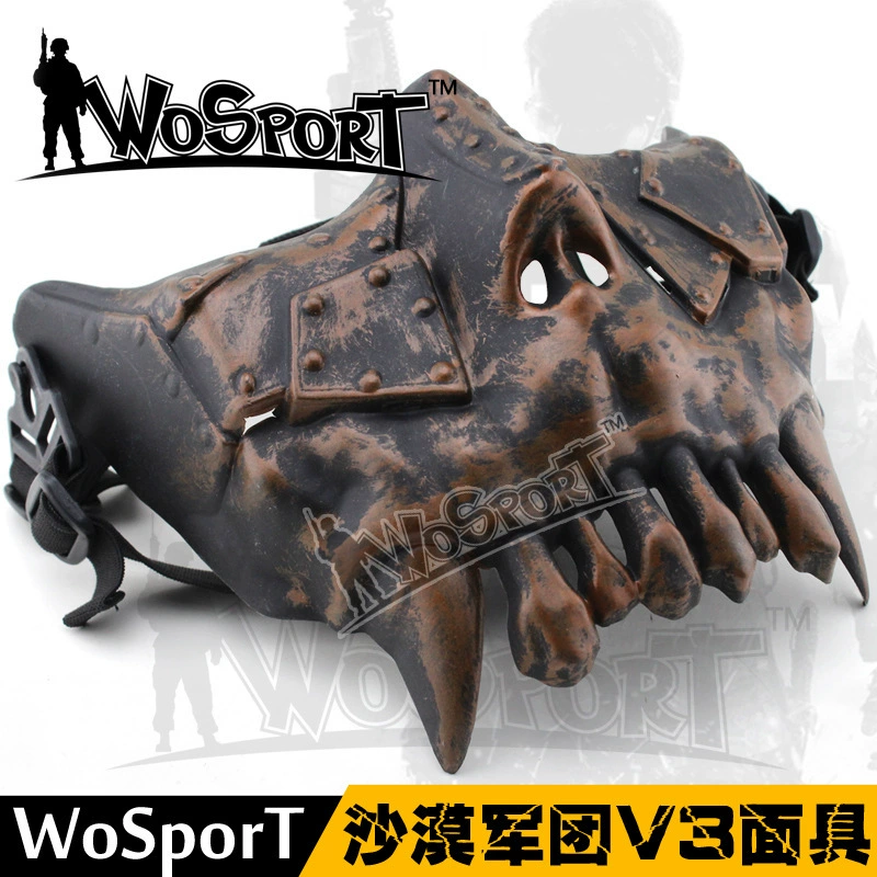 WoSporT прямые продажи с фабрики тактическое снаряжение Desert Legion серия Маска Противоударная зеленая защитная маска