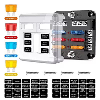 Fuse Box, Led Indicator Light, Power supply, ignition system accessories