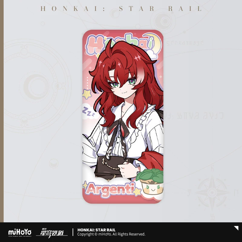 Коллекционный значок (Honkai: Star Rail) — персонаж, цветной картон на подложке, одиночный
