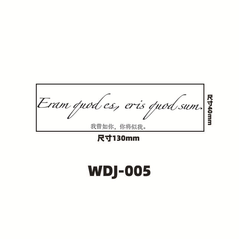 Jugo de hierbas pegatinas de tatuaje letras inglesas pegatinas de tatuaje de clavícula de la mano de espalda alta sensación impermeable a prueba de sudor semipermanente