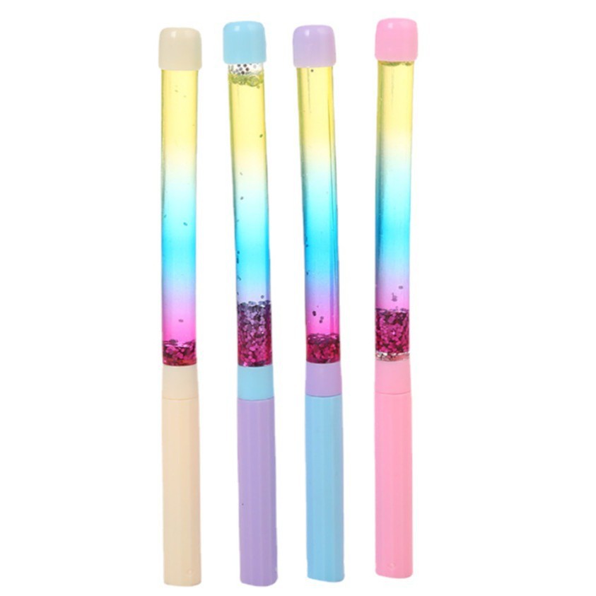 Pluma de hadas arenas movedizas pluma Linda pluma de gel pluma estudiante bolígrafo de regalo cuatro colores opcional transfronteriza Liquid Pen