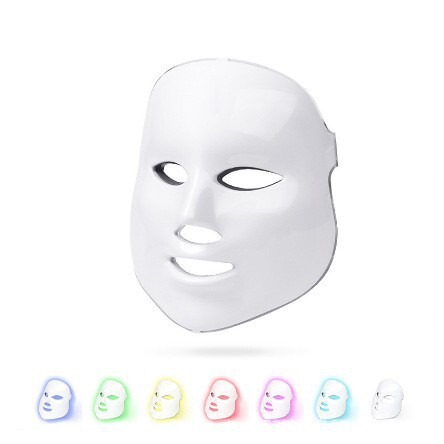 Ledカラーライト美容顔マスク光子若肌七色タッチパネル分光器家庭用顔マスク美容器|undefined