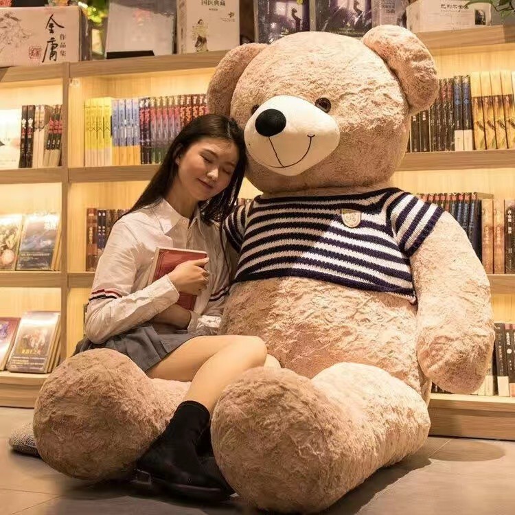 超特大号テディベアぬいぐるみ抱き熊女子ぬいぐるみ寝抱き枕ベッド大熊人形|undefined