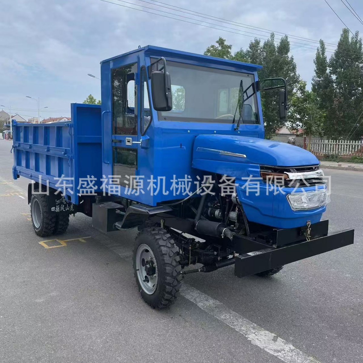 轮式运毛竹翻斗车 双顶自卸农用四不像 四驱爬山王运输车