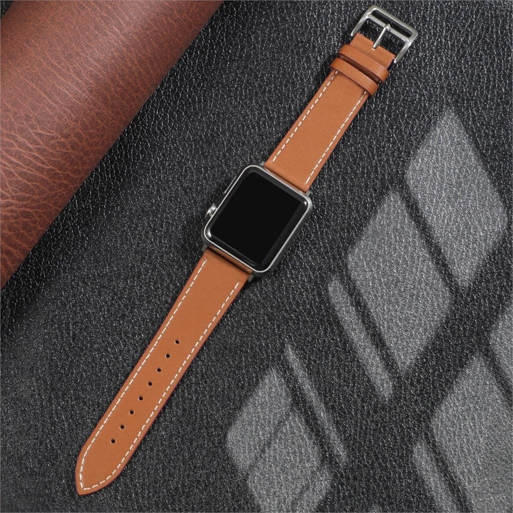 Adecuado para Apple Watch applewatch Correa S9 cuero genuino iwatch456789SE deportes ultra2 fabricante