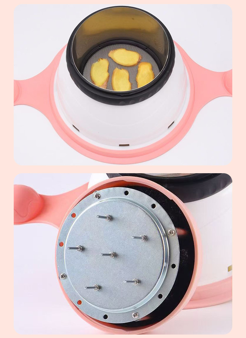 Palace Hanging Moxibustion Box Large Warm Moxa Device for Home and Spa Use with 10ml Mugwort Oil in use