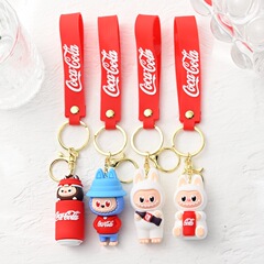 キーホルダーコーラ布のキーホルダー