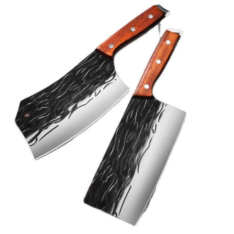 Cuchillo de corte de hueso cuchillo de acero para cortar carne y matar pescado cocinero forjado forjado acero inoxidable especial tecnología de corte de doble propósito cuchillo de cocina Yangjiang