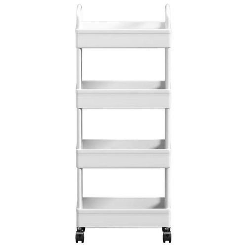 Shelf cart small trolley bedroom bathroom floor multi-layer snack rack kitchen movable baby supplies storage