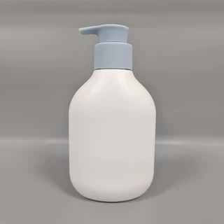 590ml洗发水沐浴露护发素瓶600mlPE材质塑料扁瓶可丝印贴标