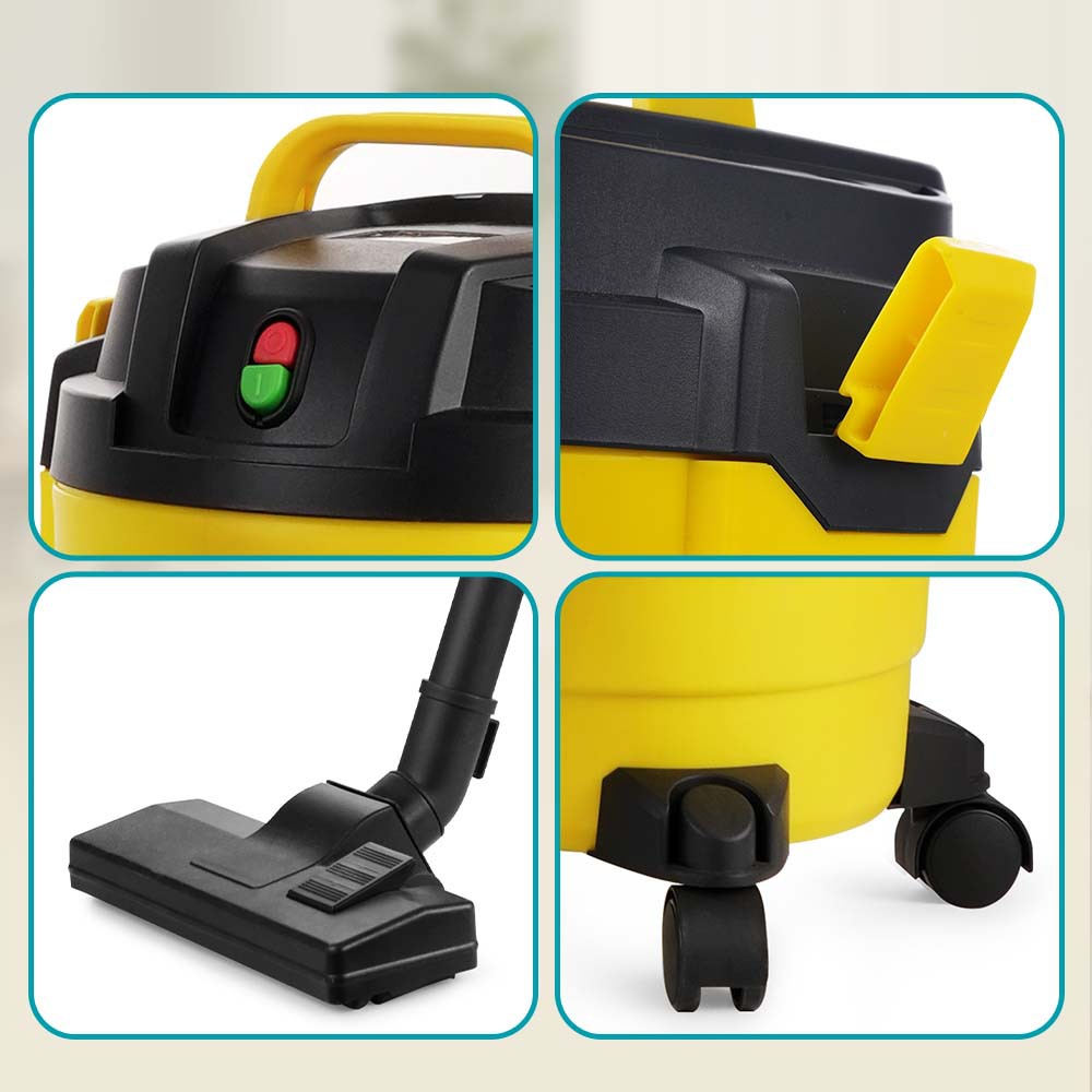 Winning Star Soplado en seco y húmedo transfronterizo de tres vehículos pequeña aspiradora de mano doméstica estándar europea estándar británica