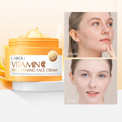 Laiko Vitamin C Essence Cream 25g Hydrating and Moisturizing Skin Care Product English Packaging