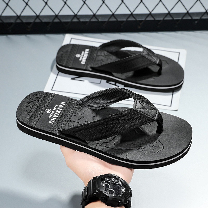 Cross-border 46 pantuflas de talla grande para hombre nuevo estilo de moda chanclas antideslizantes EVA playa sandalias de ocio chanclas tailandesas